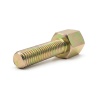Entretoise hexagonale filetée mâle/femelle acier zingué jaune UNC4-40 / M3 - 5 mm sur plats