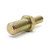 Entretoise hexagonale filetée mâle/mâle acier zingué jaune M4 / M3 - 5,5 mm sur plats