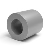 Entretoise lisse plastique polycarbonate gris Ø4,5x8mm pour vis M4