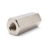 Entretoise hexagonale filetée femelle/femelle laiton nickelé sans plomb M3 - 5,5 mm sur plats