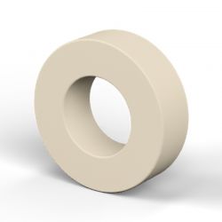 Entretoise lisse plastique polyamide PA6.6 Ø5,2x10mm pour vis M5