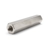 Entretoise hexagonale filetée femelle/femelle laiton nickelé sans plomb M5 - 8 mm sur plats