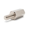 Entretoise hexagonale filetée mâle/femelle laiton nickelé sans plomb M2 - 4 mm sur plats