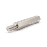Entretoise hexagonale filetée mâle/femelle laiton nickelé sans plomb M2,5 - 4 mm sur plats