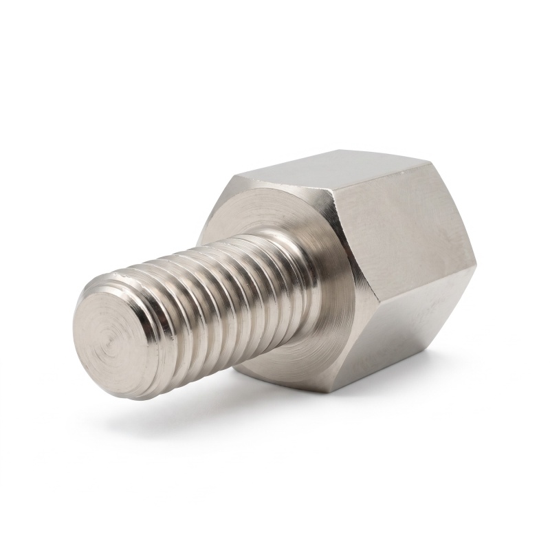 Entretoise hexagonale filetée mâle/femelle laiton nickelé sans plomb M4 - 7 mm sur plats
