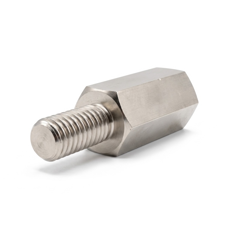 Entretoise hexagonale filetée mâle/femelle laiton nickelé sans plomb M6 - 10 mm sur plats