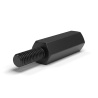 Entretoise hexagonale filetée mâle/femelle plastique polyamide PA6.6 UL94-V2 M3 - 5,5 mm sur plats
