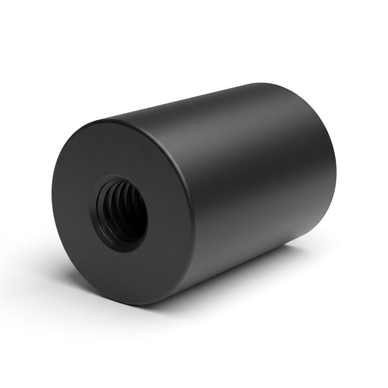 Entretoise ronde filetée femelle/femelle plastique polyamide PA6 renforcé fibre de verre UL94-HB M3 - Ø8 mm