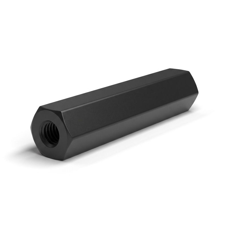 Entretoise hexagonale filetée femelle/femelle plastique polyamide PA6.6 renforcé fibre de verre UL94-V0 M3 - 6 mm sur plats