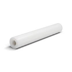 Entretoise ronde filetée femelle/femelle plastique polyamide PA6 renforcé fibre de verre blanc UL94-HB M3 - Ø6 mm