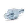 Entretoise hexagonale filetée mâle/mâle acier zingué M3 - 5,5 mm sur plats, tiges 4 et 8 mm