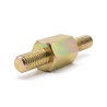 Entretoise hexagonale filetée mâle/mâle acier zingué jaune au plomb M3 - 5,5 mm sur plats, tiges 6 et 8 mm