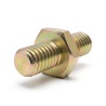 Entretoise hexagonale filetée mâle/mâle acier zingué jaune M4 - 7 mm sur plats, tiges 6 et 7 mm
