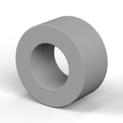 Entretoise lisse plastique polycarbonate Ø5,5x10mm pour vis M5