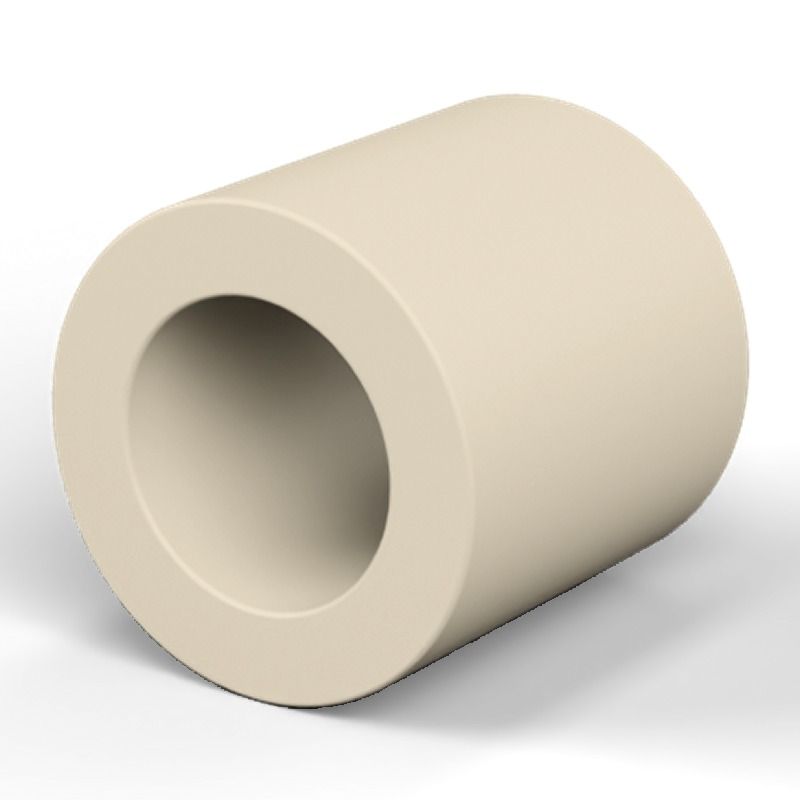 Entretoise lisse plastique polystyrène Ø6,2x10mm pour vis M6