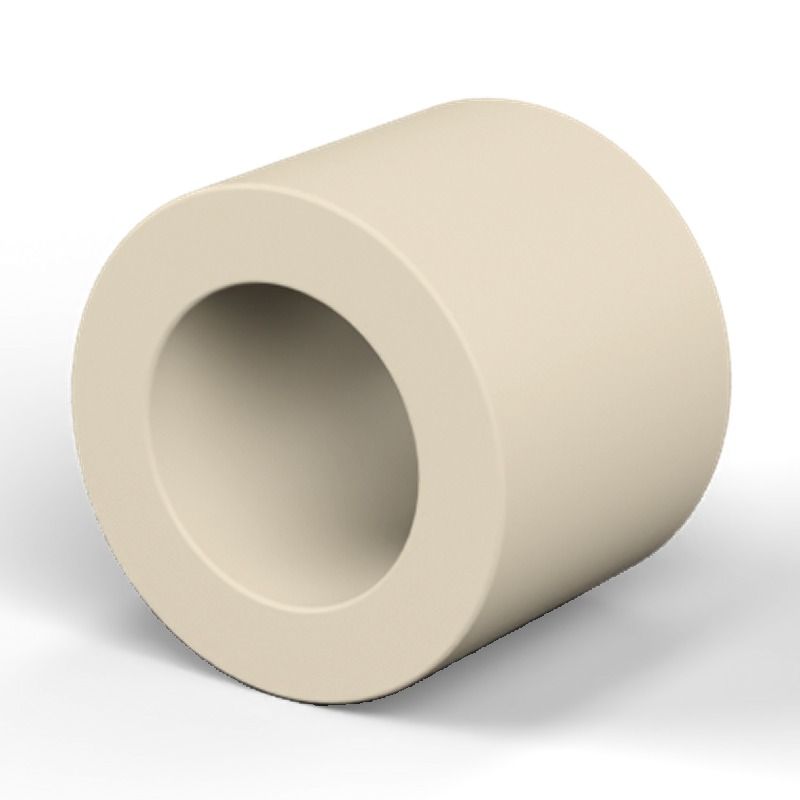 Entretoise lisse plastique polystyrène Ø6,2x10mm pour vis M6