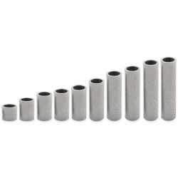 Entretoise lisse laiton nickelé au plomb Ø10,2x13mm pour vis M10
