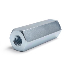 Entretoise hexagonale filetée femelle/femelle acier zingué sans plomb M2,5 - 5 mm sur plats