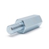 Entretoise hexagonale filetée mâle/femelle acier zingué bleu sans plomb M8 - 13 mm sur plats