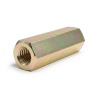 Entretoise hexagonale filetée femelle/femelle acier zingué jaune sans plomb M5 - 8 mm sur plats