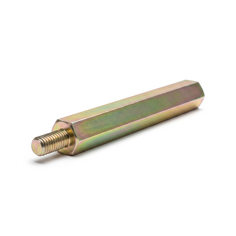 Entretoise hexagonale filetée mâle/femelle acier zingué jaune sans plomb M3 - 5,5 mm sur plats