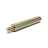 Entretoise hexagonale filetée mâle/femelle acier zingué jaune sans plomb M3 - 5,5 mm sur plats