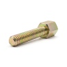 Entretoise hexagonale filetée mâle/femelle acier zingué jaune sans plomb UNC4-40 - 4,75 mm sur plats