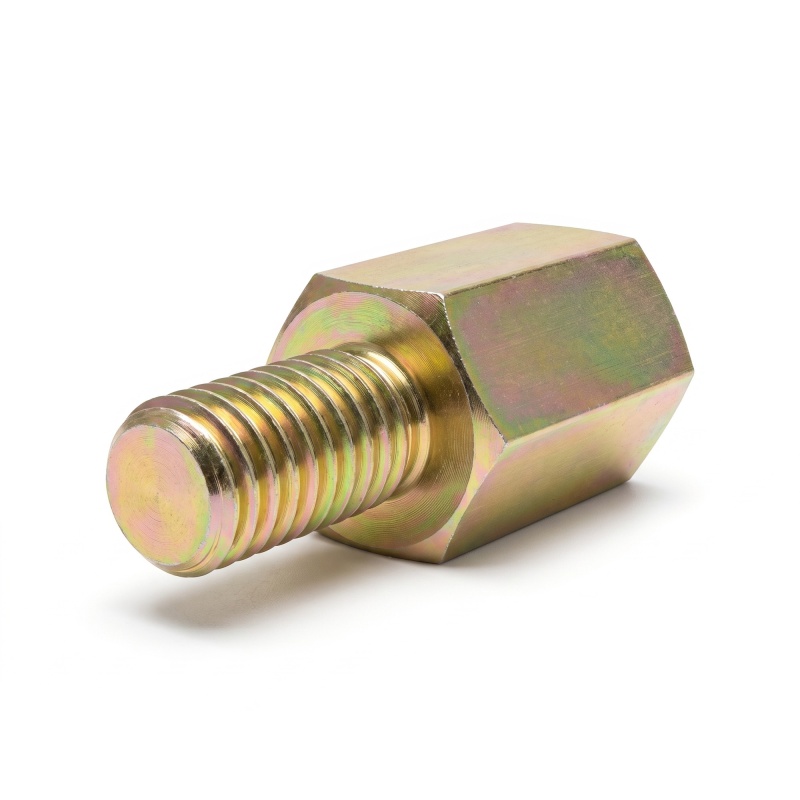 Entretoise hexagonale filetée mâle/femelle acier zingué jaune sans plomb UNC4-40 / M3 - 5 mm sur plats