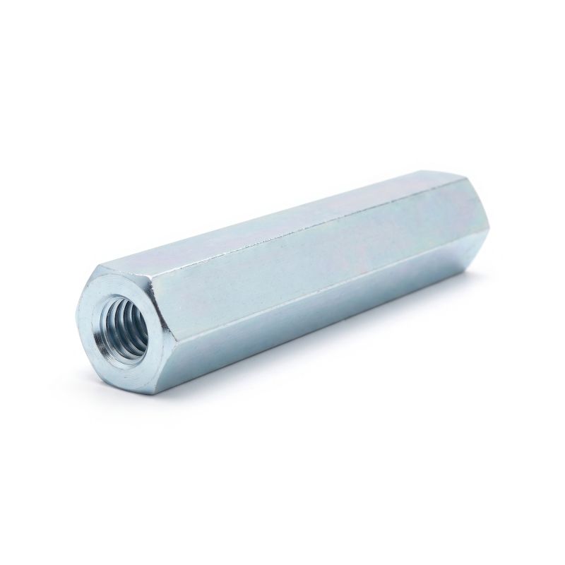 Entretoise manchon hexagonal fileté femelle/femelle acier zingué sans plomb M4