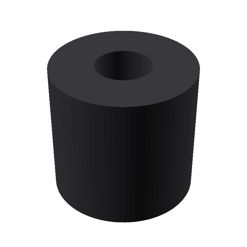 Entretoise lisse plastique polyamide renforcé Ø6,2x16mm pour vis M6