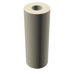 Entretoise lisse plastique polyamide PA6.6 Ø6,3x15mm pour vis M6