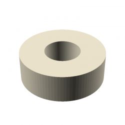 Entretoise lisse plastique polyamide PA6.6 Ø6,3x15mm pour vis M6
