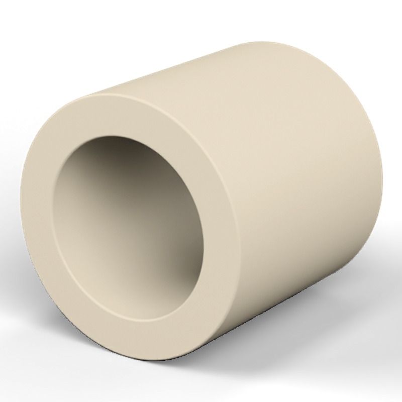 Entretoise lisse plastique polystyrène Ø8,2x12mm pour vis M8