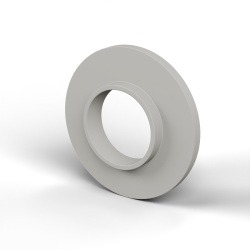 Douille isolante à collerette Ø12,2x25mm, épaulement bas Ø13,8mm, polyamide PA6 naturel UL94-V2