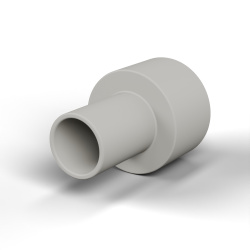 Douille isolante à collerette Ø3,6x7,4mm, épaulement haut Ø4,32mm, polyamide PA6.6 naturel UL94-V2