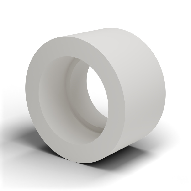 Entretoise à alésage étagé plastique polyamide PA6.6 naturel UL94-V2 Ø6,1x10mm pour vis M6